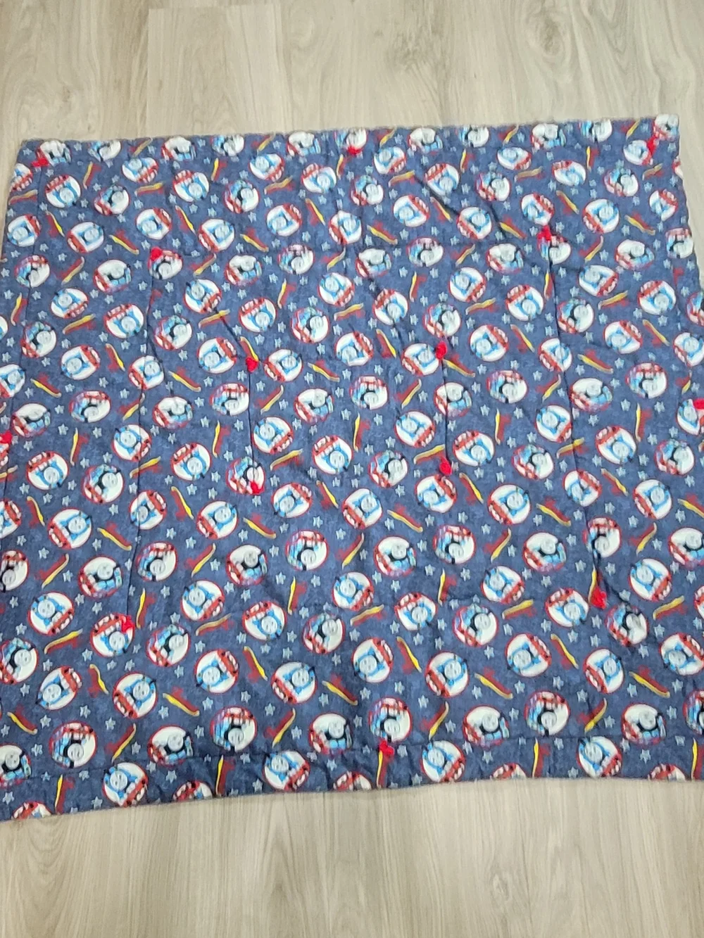Handmade Thomas The Tank Quilted Blanket